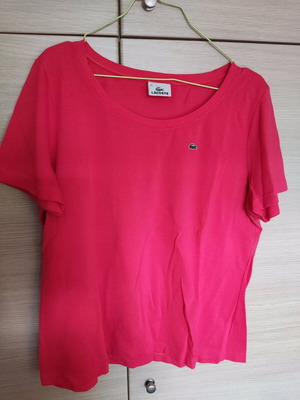 Lacoste blouse size 46 like new, pink