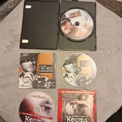 3 Western DVDs like new with subtitles