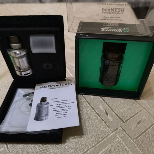 Hastur MTL and Mesh Wotofo atomizers like new