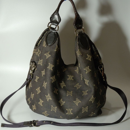 Celine Original Bag - Macadam Denim Gray Satchel