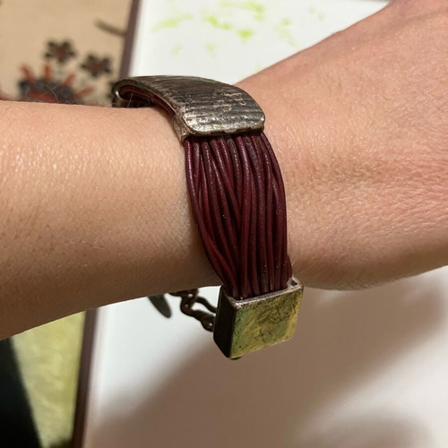 Leather bracelet used