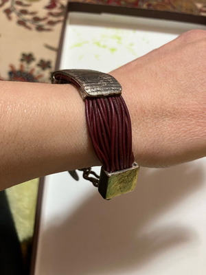 Leather bracelet used