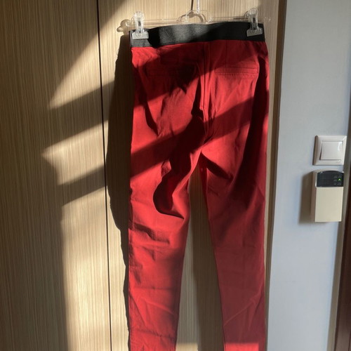 Stradivarius official fitted pants size M like new, brick red