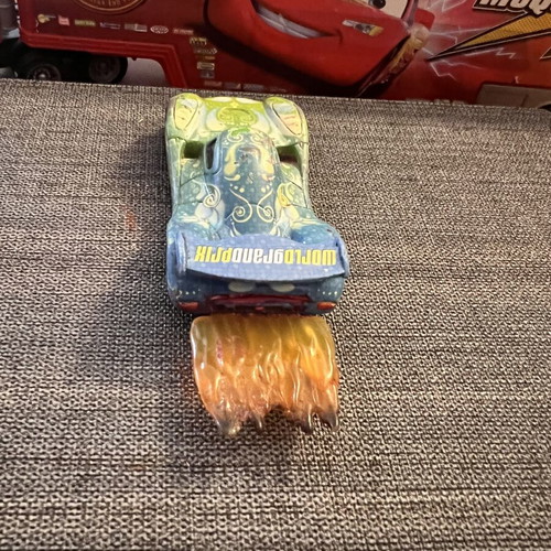 Disney Pixar Cars Carla Veloso with Flames like new