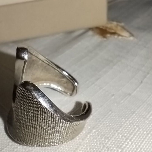 Gregio silver 925 ring new, rhodium plated