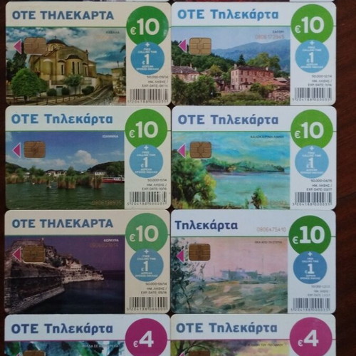 Greek phone cards 2014/15, pack of 10