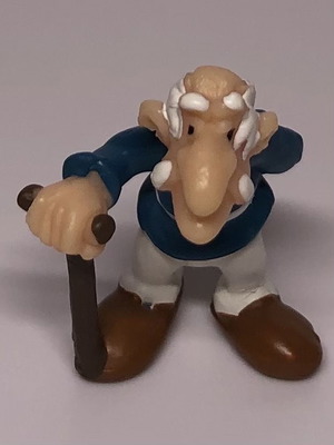 Asterix & Obelix Mathusalix figure used, Plastoy 1999, 2.5 cm