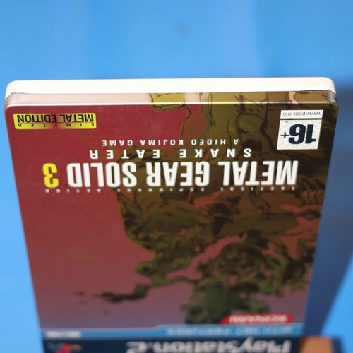 Metal Gear Solid 3 Snake Eater Limited Edition PS2 Steelbook like new