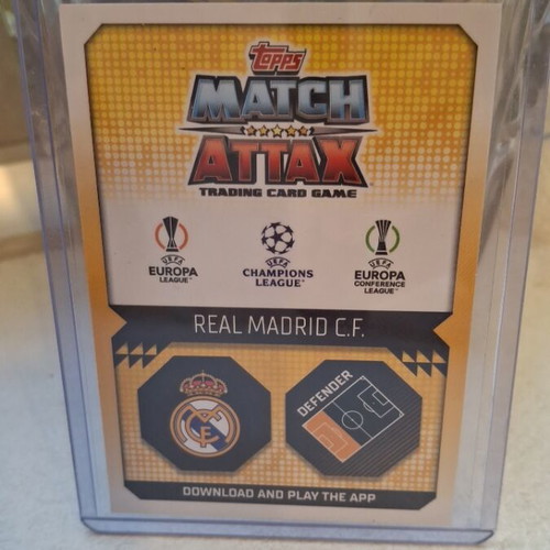 Eder Militao Topps blue foil card