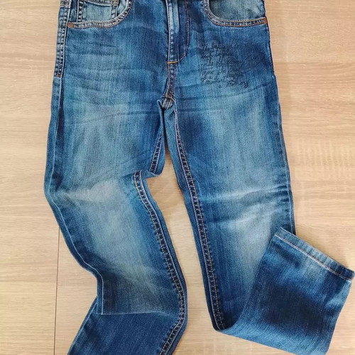 Benetton jeans for boy 7-8 years size M like new, blue