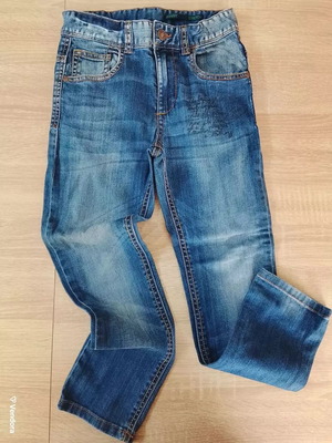 Benetton jeans for boy 7-8 years size M like new, blue