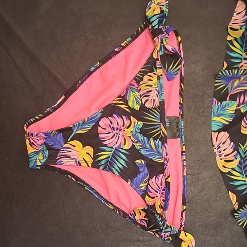 H&M Bikini like new, colorful, adjustable straps, size 14+