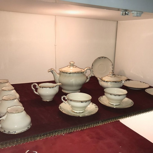 Epiag Gold-Plated Tea Set Czechoslovakia 1941–1945 Like New