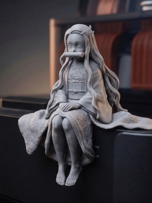 Nezuko Kamado Monitor Buddy 3D printed φιγούρα καινούργια