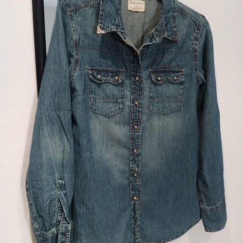 Women's denim shirt Pull & Bear like new, size Large