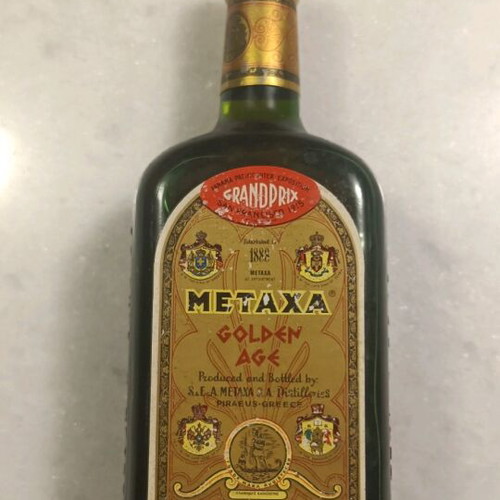 Metaxa Golden Age sealed collectible 15-year-old brandy