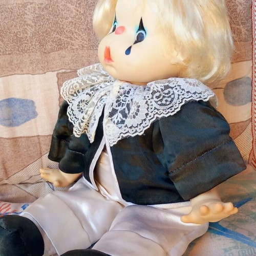 Madonna clown used, Greek company, 80s era, 39 cm