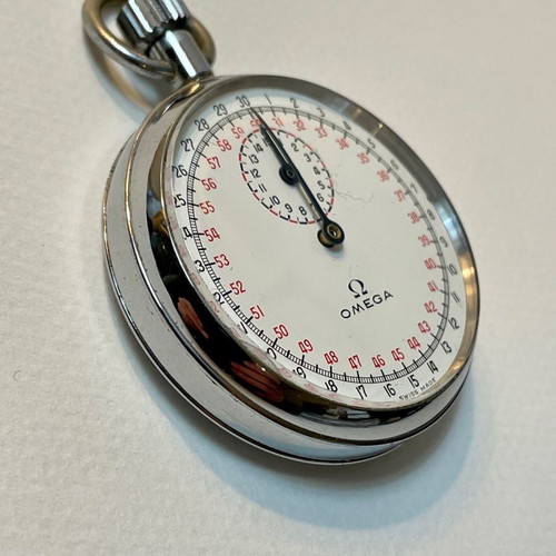 Omega Vintage Chronograph used, white