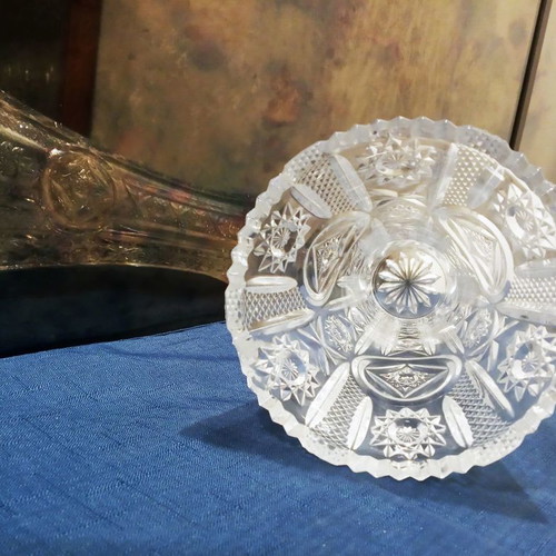 Crystal Antique - Matched Tall Vase