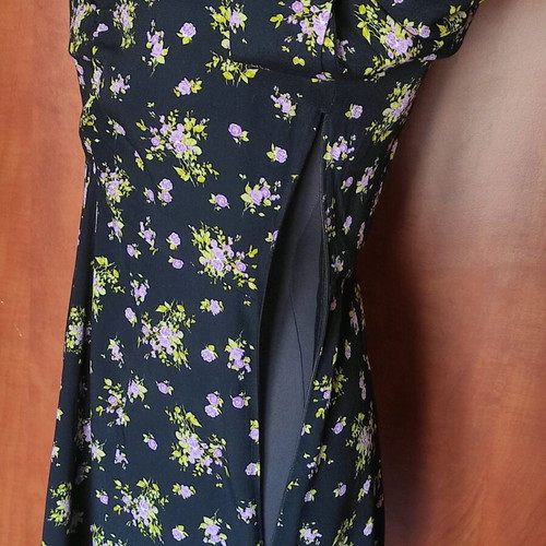 Zara floral mini dress with ruching and sweetheart neckline like new