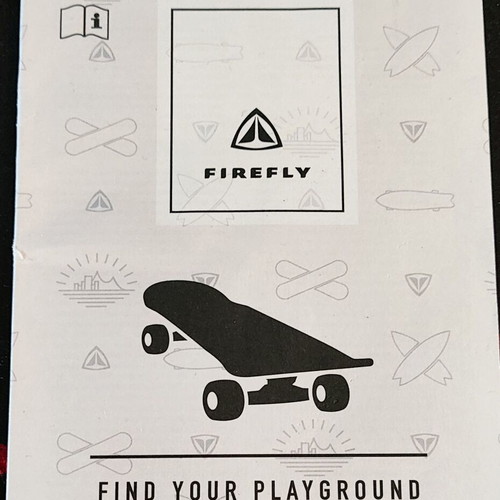 Skateboard Firefly used, Maple 9 Ply deck 28'' x 7.75''