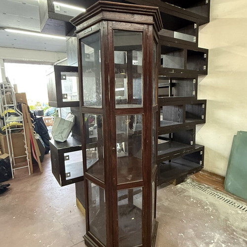 Thai handmade vintage display cabinet used, good condition
