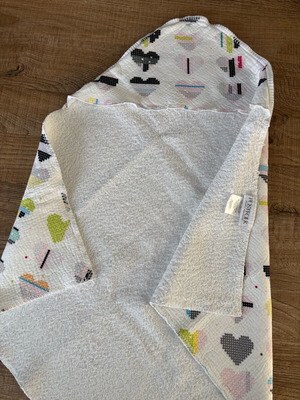 Postfolk Premium bath poncho for babies and children like new