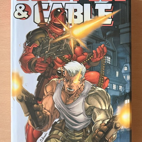 Deadpool & Cable Omnibus comic book, direct market cover