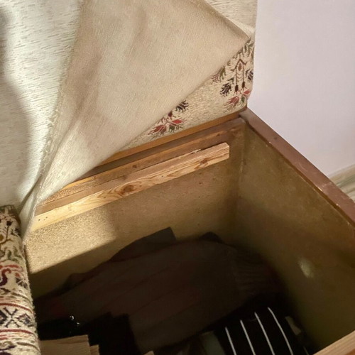 Kanapedaki storage bench like new, convenient size 120x42x85