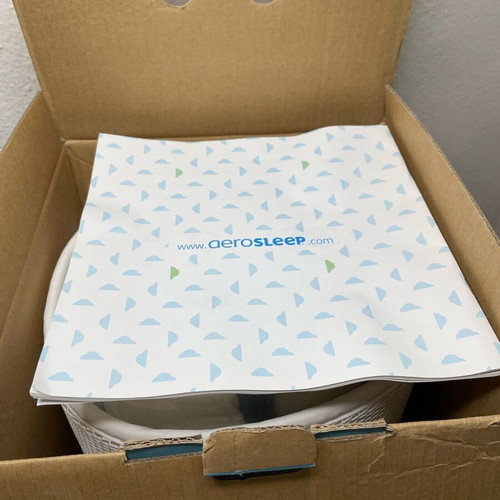 AeroSleep Evolution Premium crib mattress and protector set 120x60x12cm new