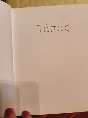 Tapas cookbook like new