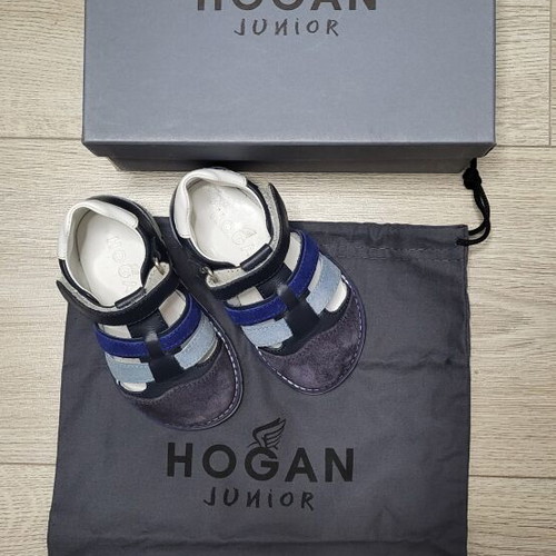 Hogan junior sandals size 21, blue leather