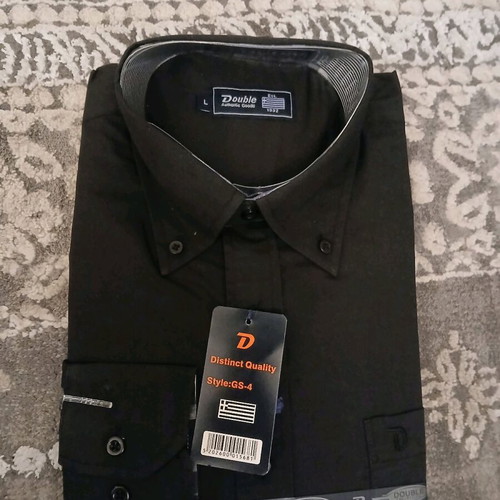 Double black shirt Large new Greek made