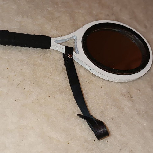 Elegant women's bag mirror, handmade