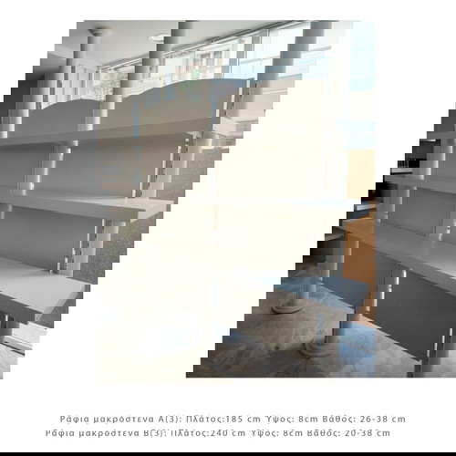 Εξοπλισμός καταστήματος σαν καινούργιος, ράφια, βιτρίνες, ντουλάπες