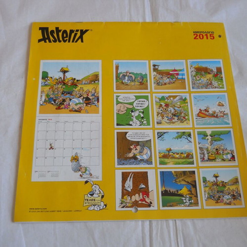 Asterix calendar 2015 like new