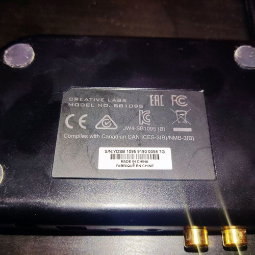 Creative Sound Blaster X-Fi Surround 5.1 Pro V3 USB sound card