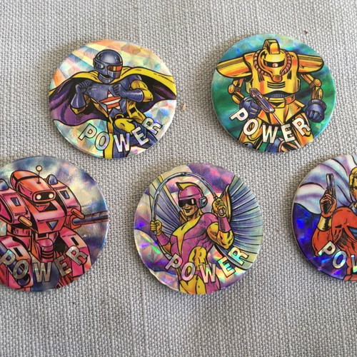 Tags collection 1 Power vintage like new, pack of 5 pieces