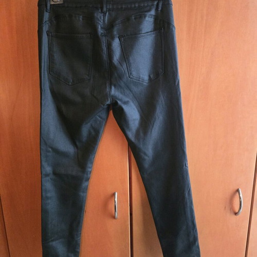 Women's faux leather pants like new, black