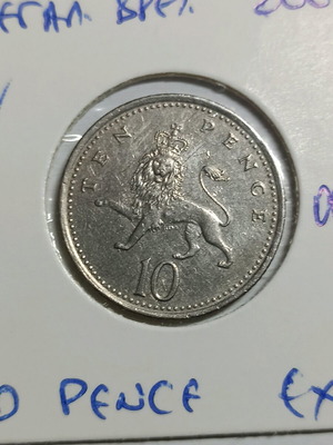 Μεγάλη Βρετανία 10 pence 2001 μεταχειρισμένο σε πολύ καλή κατάσταση
