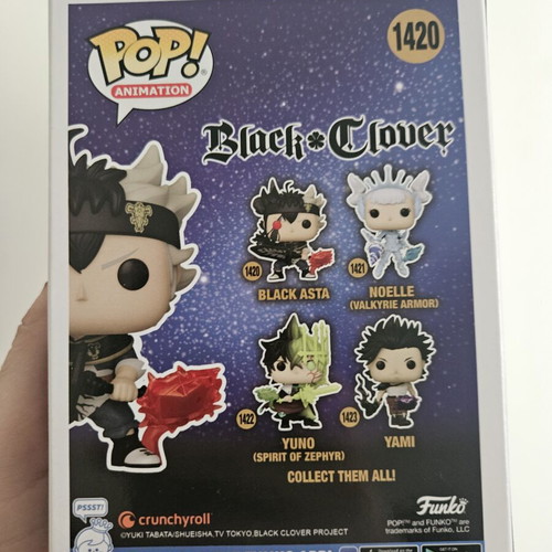 Black Asta Funko Pop #1420 like new with box