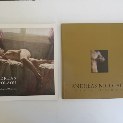 Andreas Nicolaou Books "In the Embrace of Morpheus" and "The Portrait of the Minotaur" new