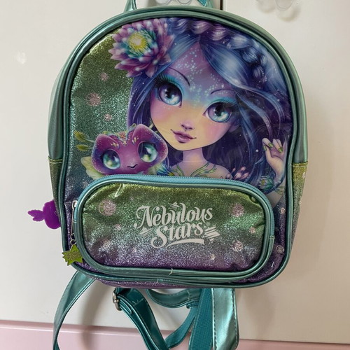 Nebulus Stars Mini Backpack like new, multicolor turquoise