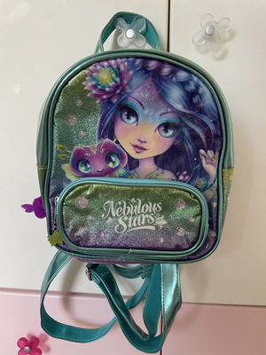 Nebulus Stars Mini Backpack like new, multicolor turquoise