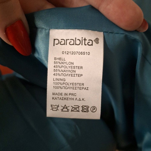 Parabita Blue Mint Coat like new, plus size