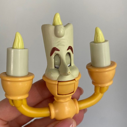 Disney Beauty and the Beast Lumiere PVC figure 2002, used