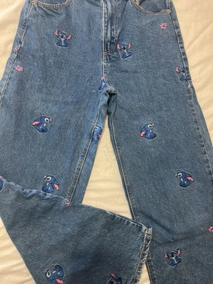 Stitch jeans Zara like new, size 13-14, blue