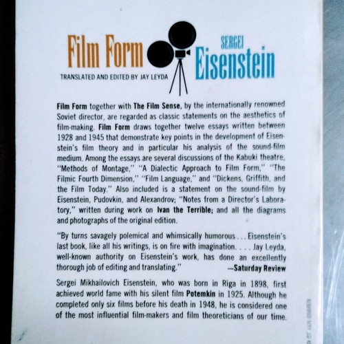 Film Form book used in Greek