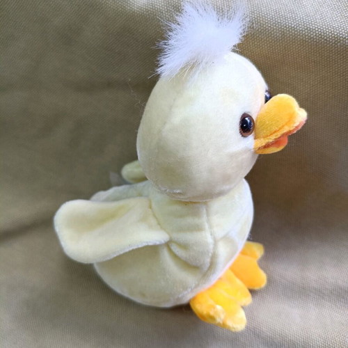 Beanie type plush bird like new, vintage, height about 15 cm