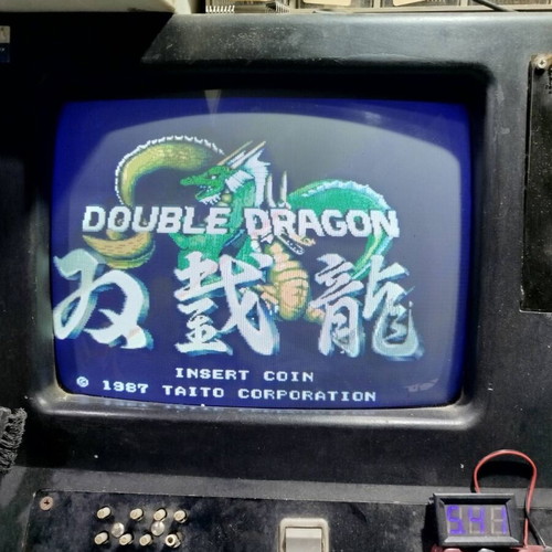 Double Dragon Bootleg arcade PCB used, 1987 collectible